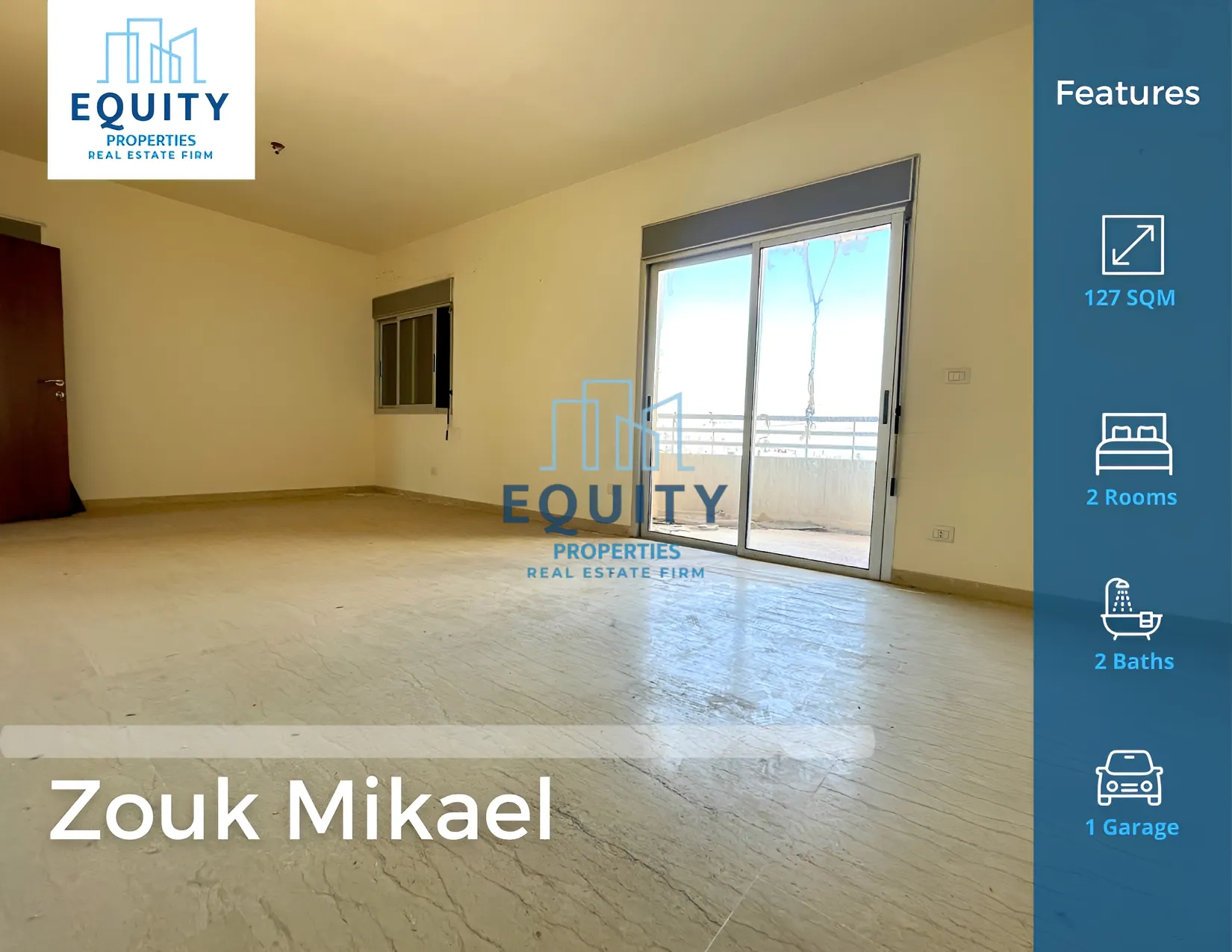 Apartment for Sale in Zouk Mkayel - 2 bed, 2 bath
