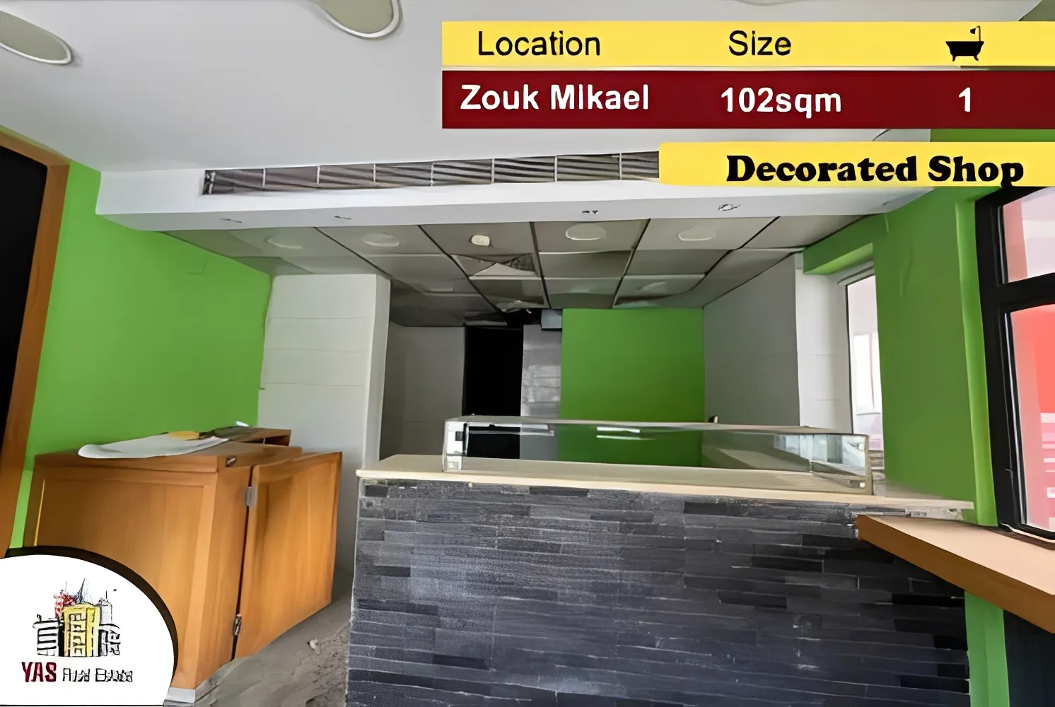 Shop for Sale in Zouk Mikael