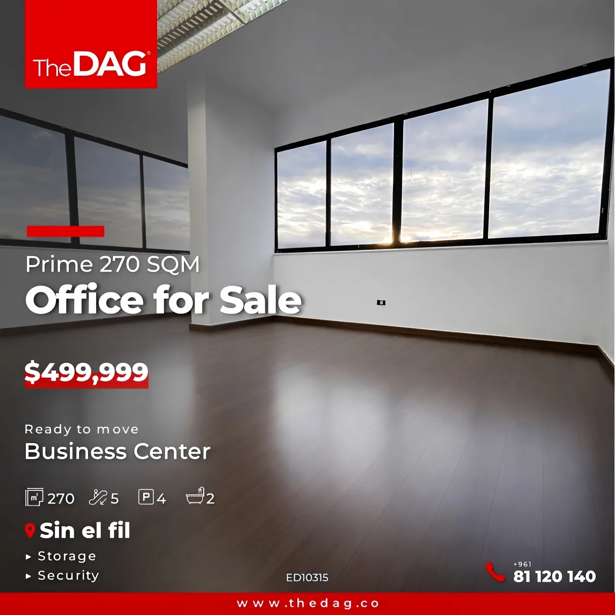 Office for sale in Sin El Fil, Lebanon