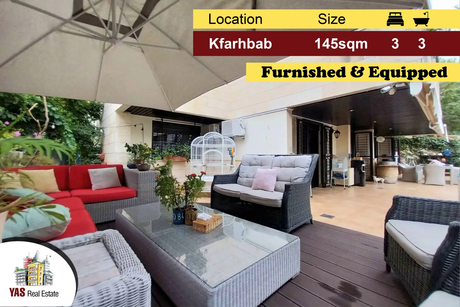 Apartment for Sale in Kfar Hbab