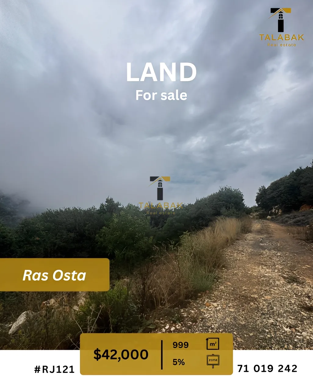 Land for Sale in Ras Osta, Lebanon