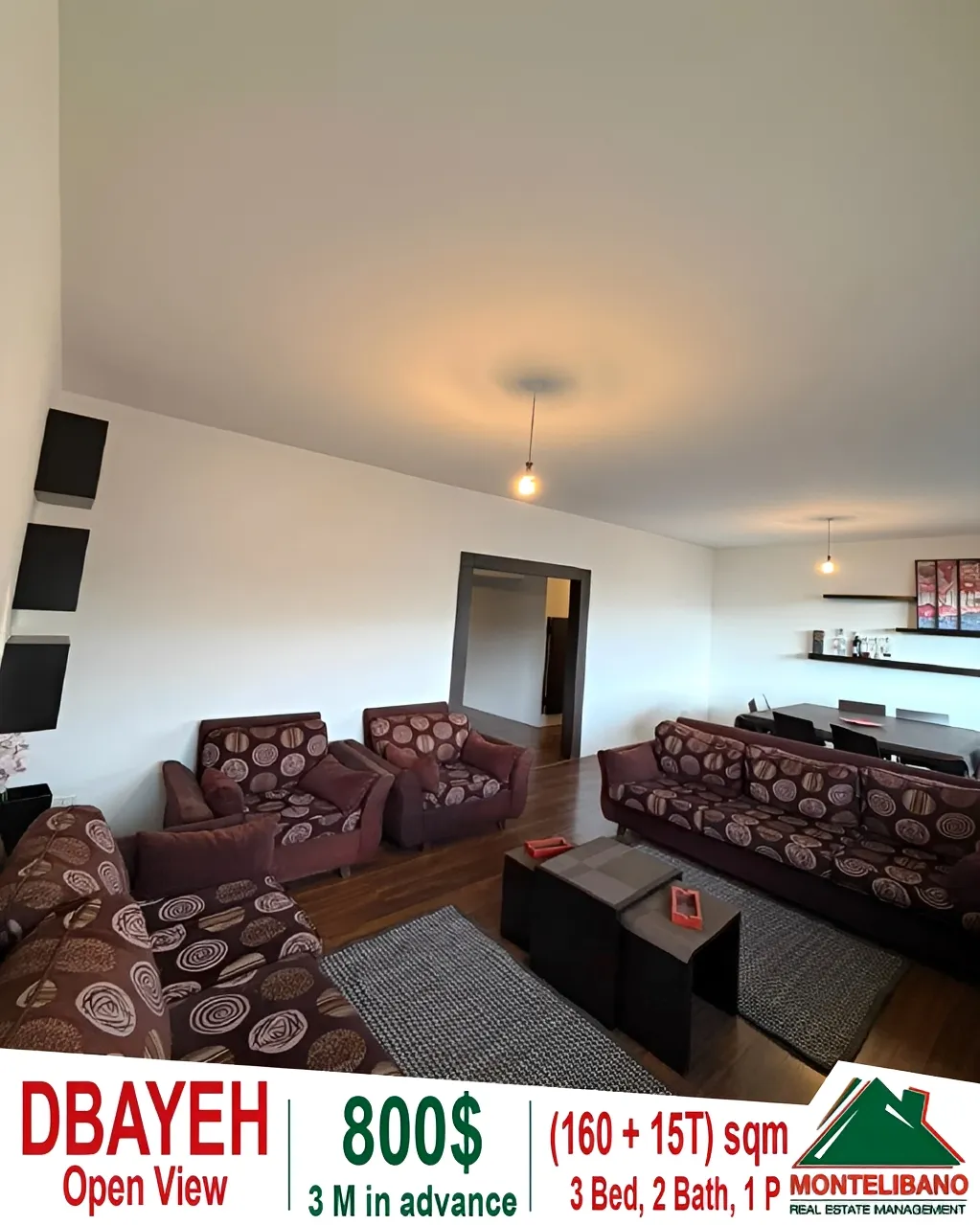 Apartment for rent in Dbayeh, Lebanon - 3 bed, 2 bath