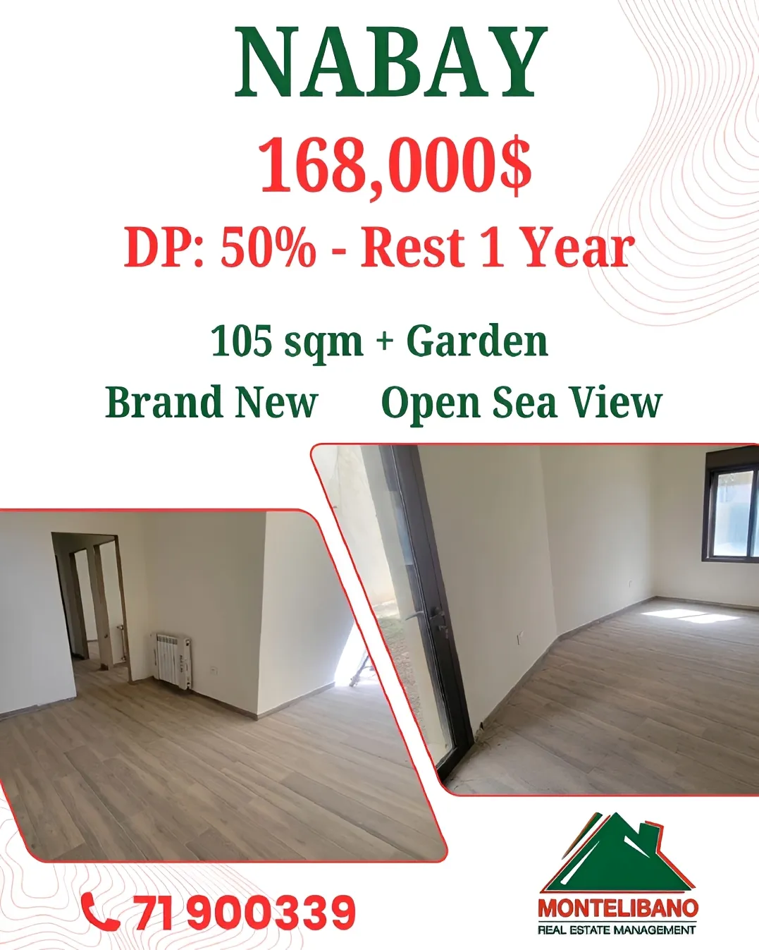 Apartment for sale in Nabiyeh, Lebanon - 2 bed, 2 bath