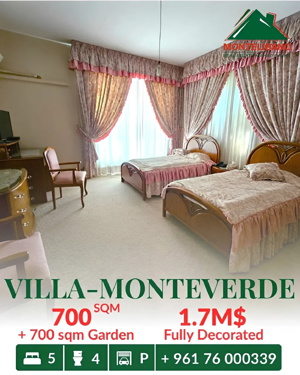 Villa for sale in Monteverde Main Street، Lebanon