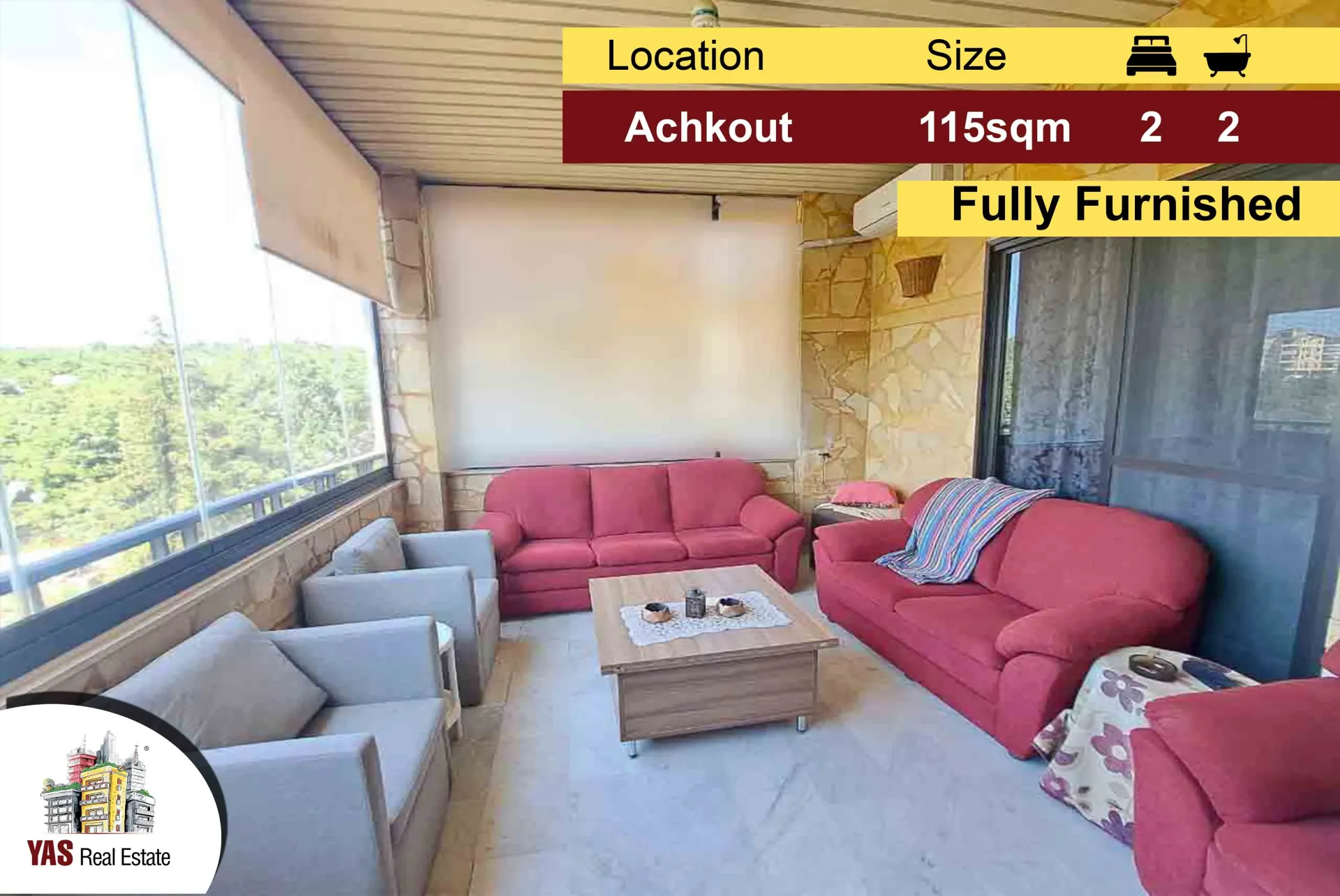 Apartment for Sale in Ashqout - 2 bed, 2 bath