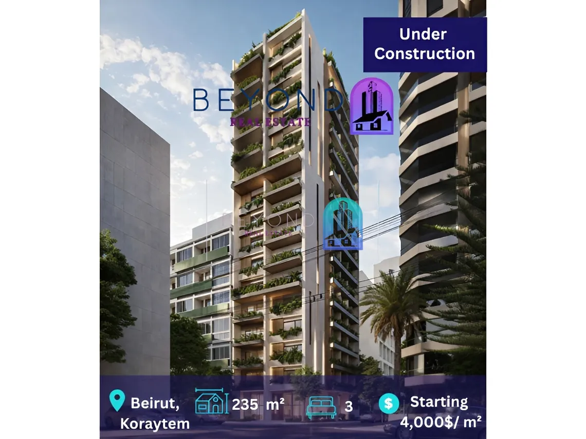 Apartment for sale in Kraytem, Beirut, Lebanon