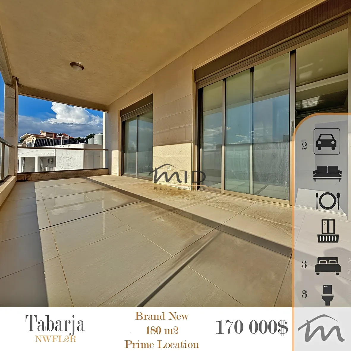 Apartment for sale in Tabarja, lebanon - 3 bed, 3.0 bath