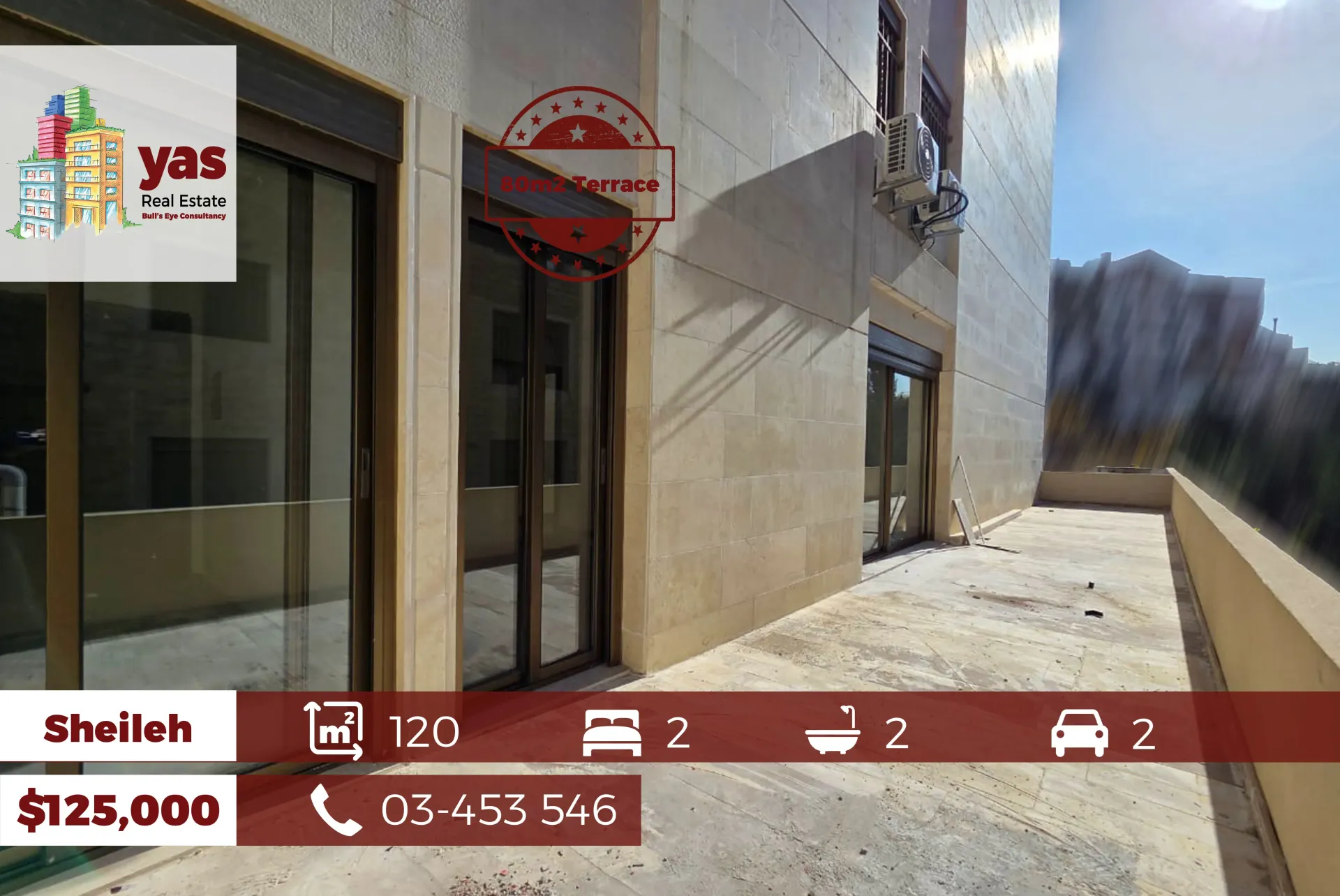 Apartment for Sale in Sehaile - 2 bed, 2 bath