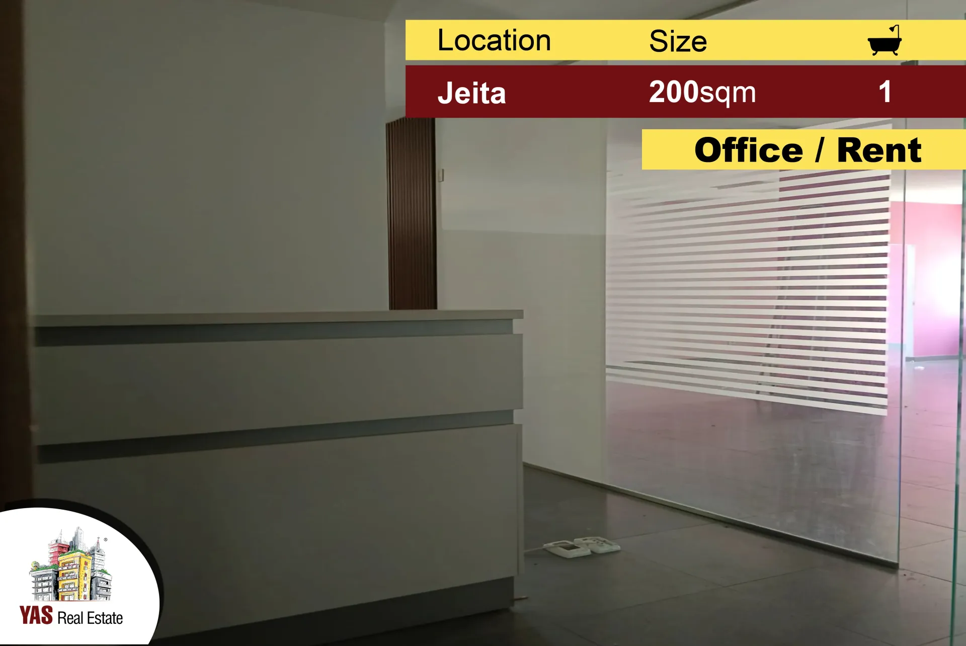 Office for rent in Jeita