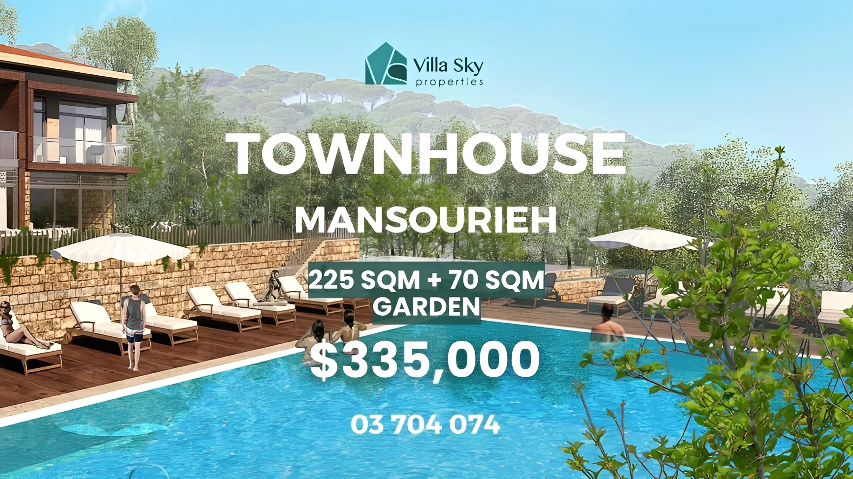 Villa for Sale in Mansourieh, Lebanon