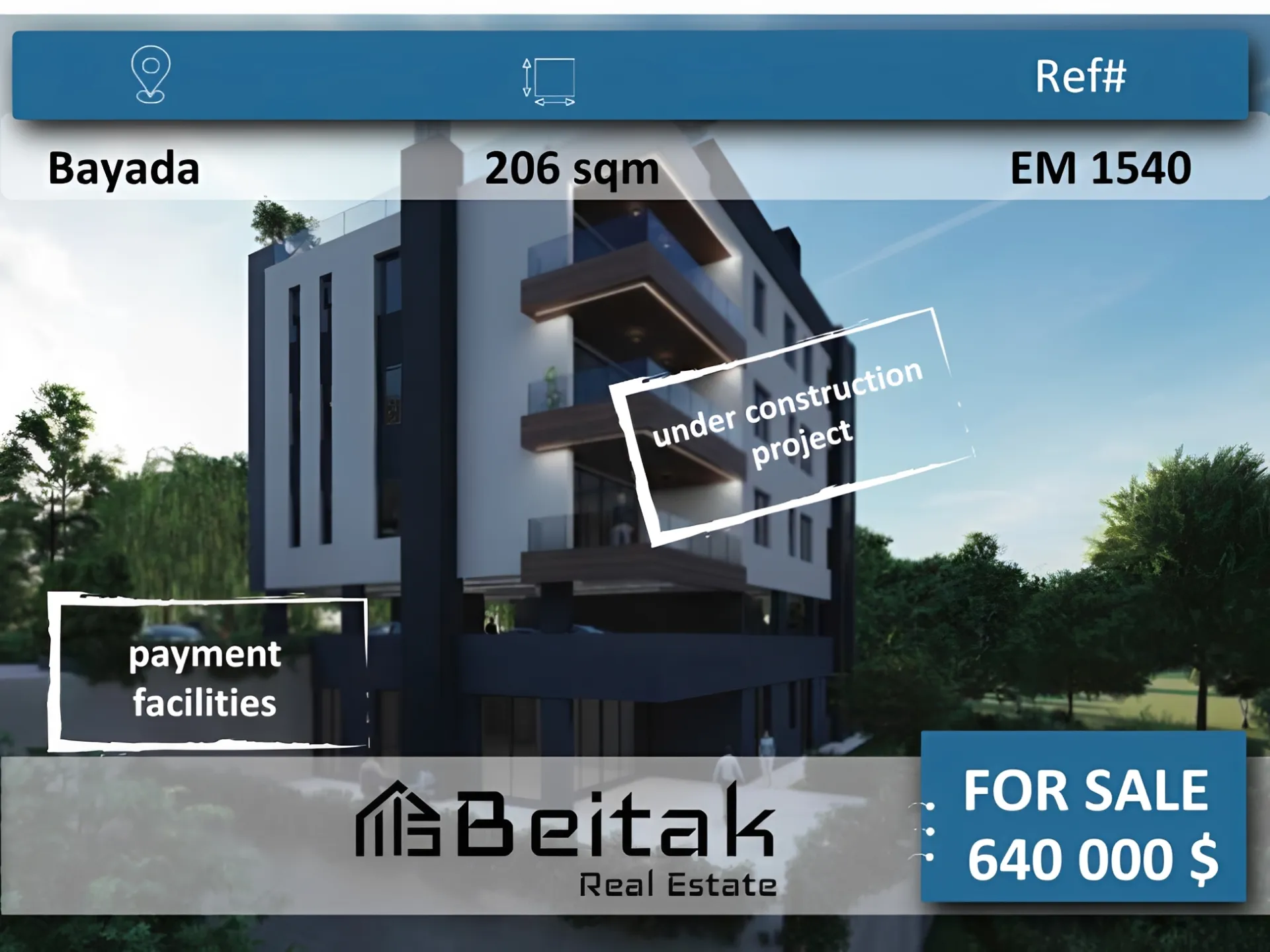 Duplex for sale in Biyyadah, Lebanon