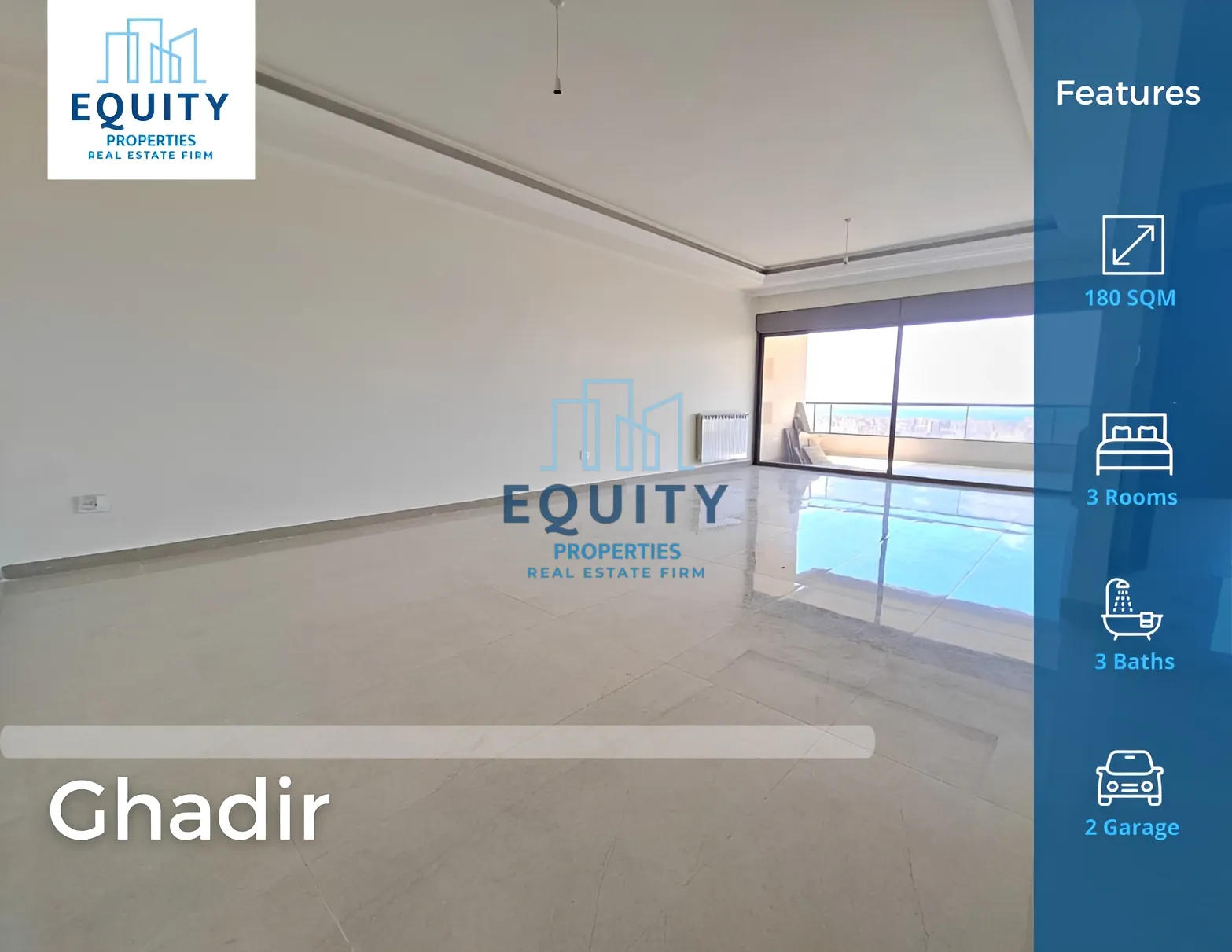 Apartment for sale in Ghadir, Lebanon - 3 bed, 3 bath