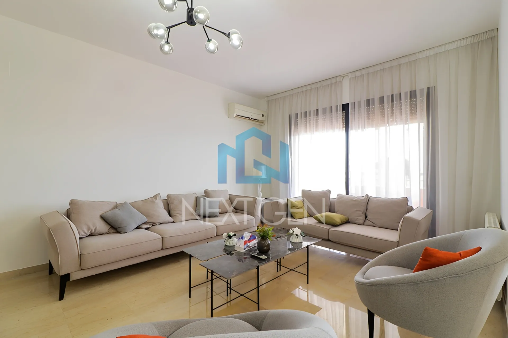 Apartment for rent in Achrafieh, Beirut, Lebanon - 3 bed, 3 bath