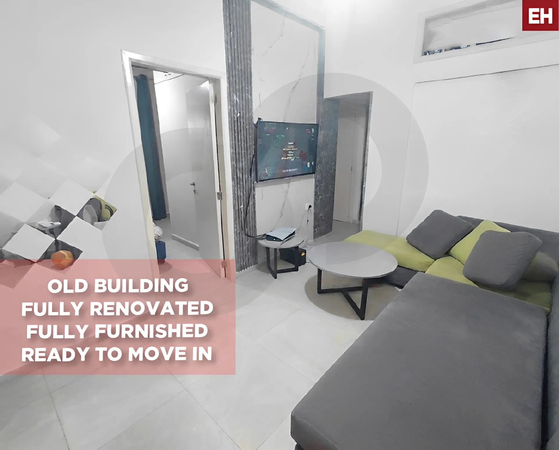 Apartment for Sale in Baouchriyeh - 3 bed, 2 bath