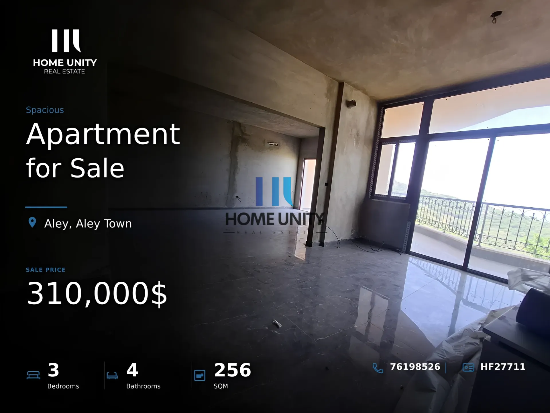 Apartment for Sale in Aley