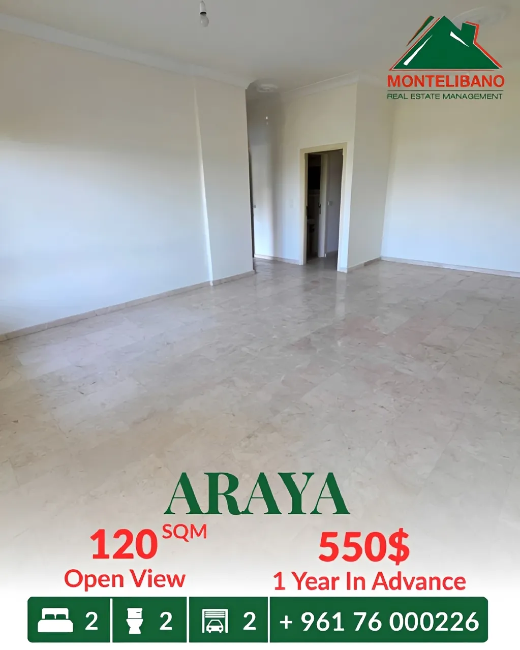 Apartment for rent in Aaraiya