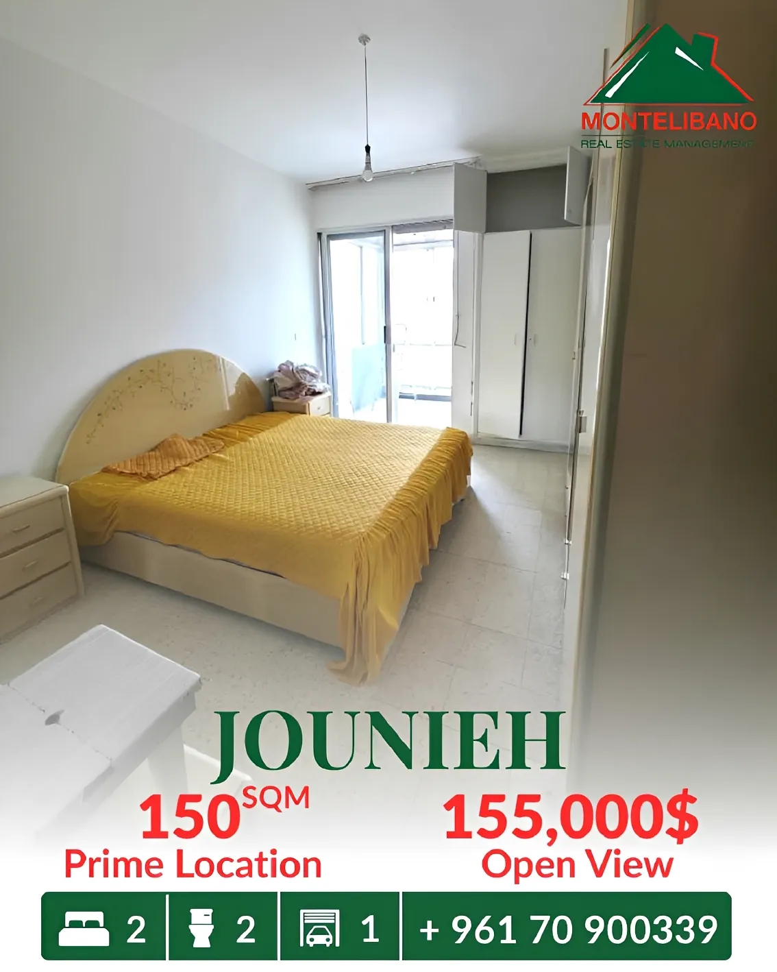 Apartment for sale in Jounieh