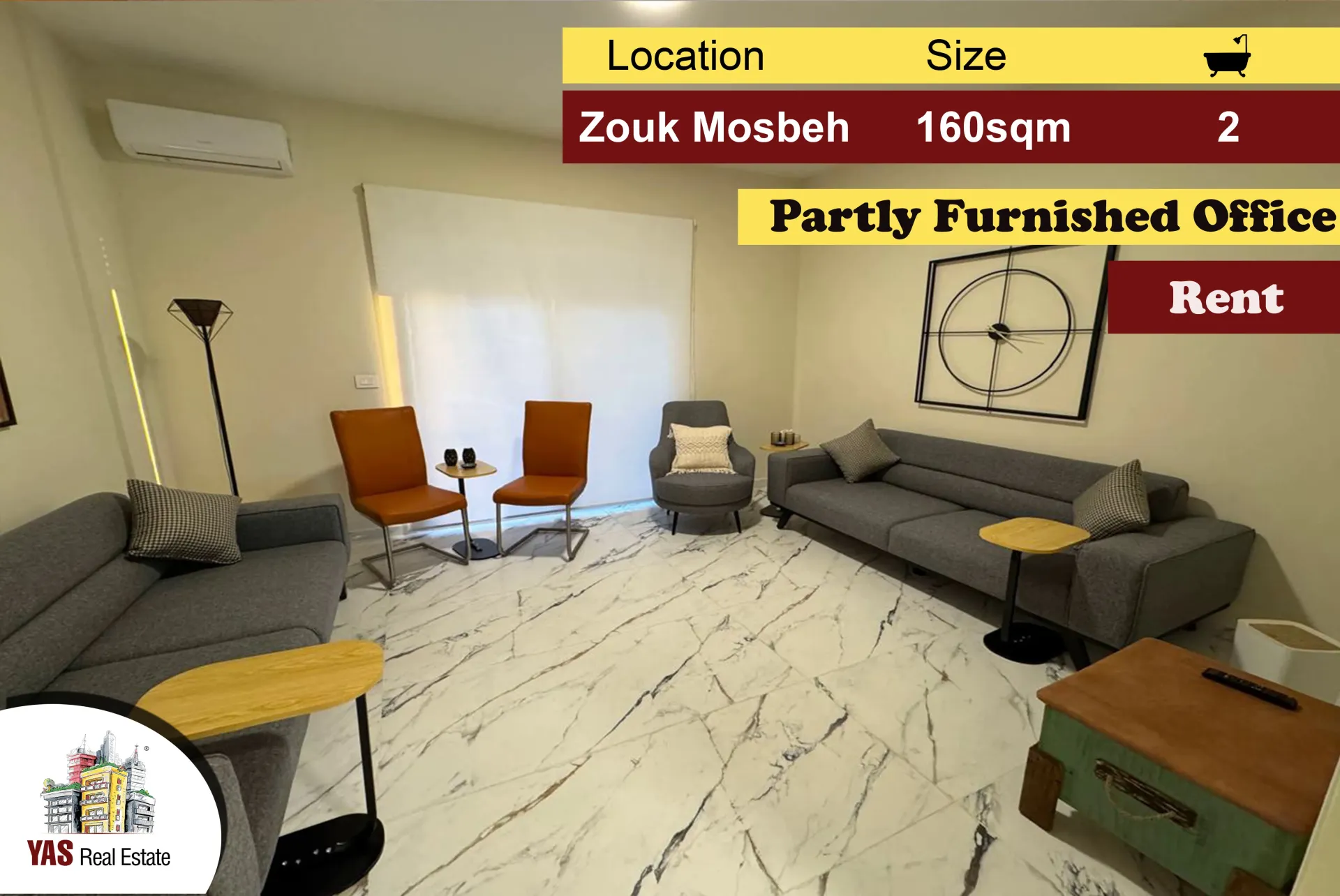 Office for rent in Zouk Mosbeh