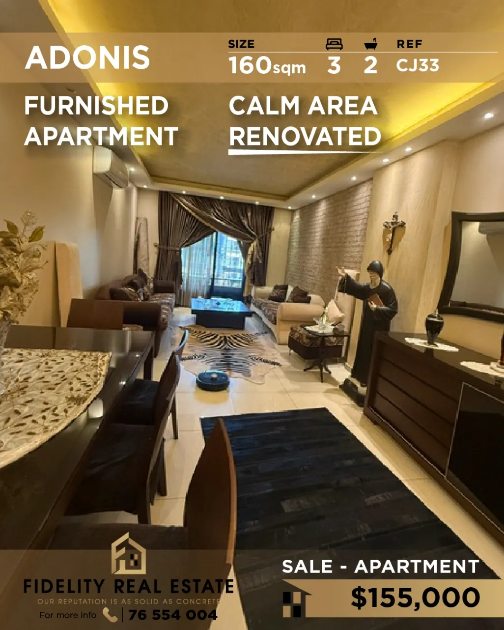Apartment for sale in Adonis, Lebanon