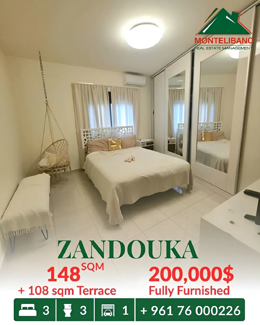 Apartment for sale in Zandouqah
