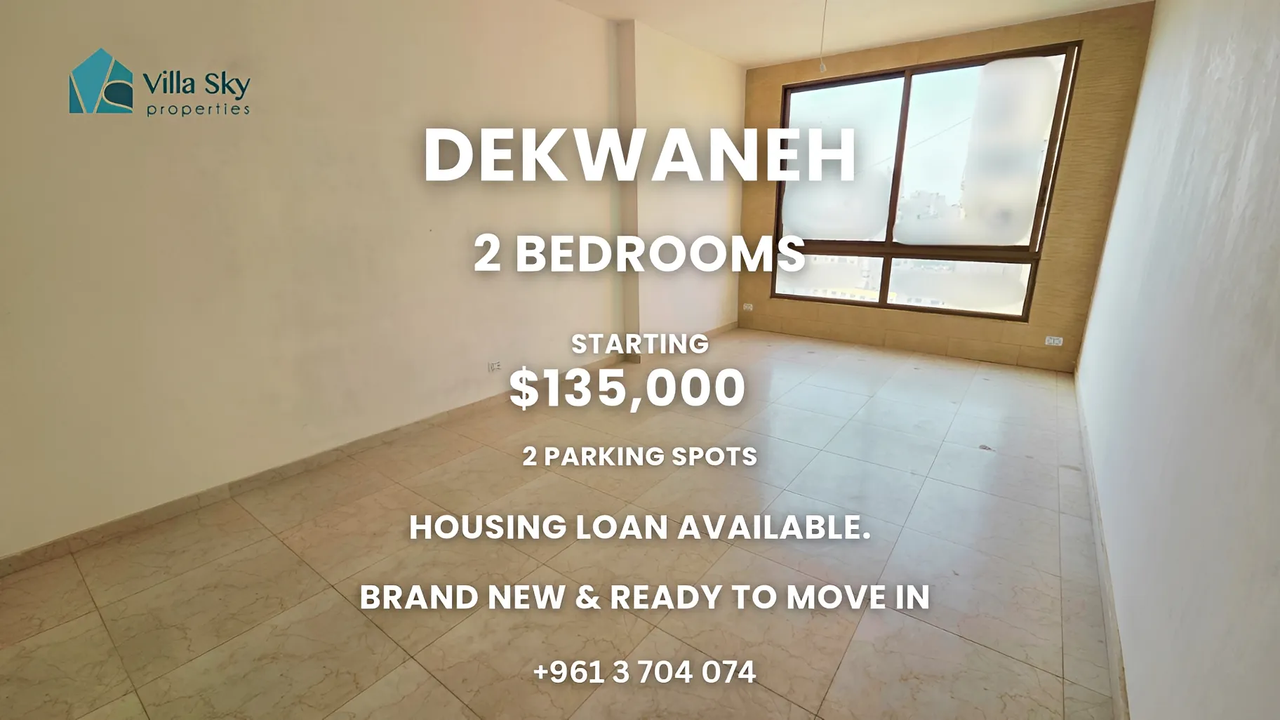 Apartment for sale in Dekwaneh