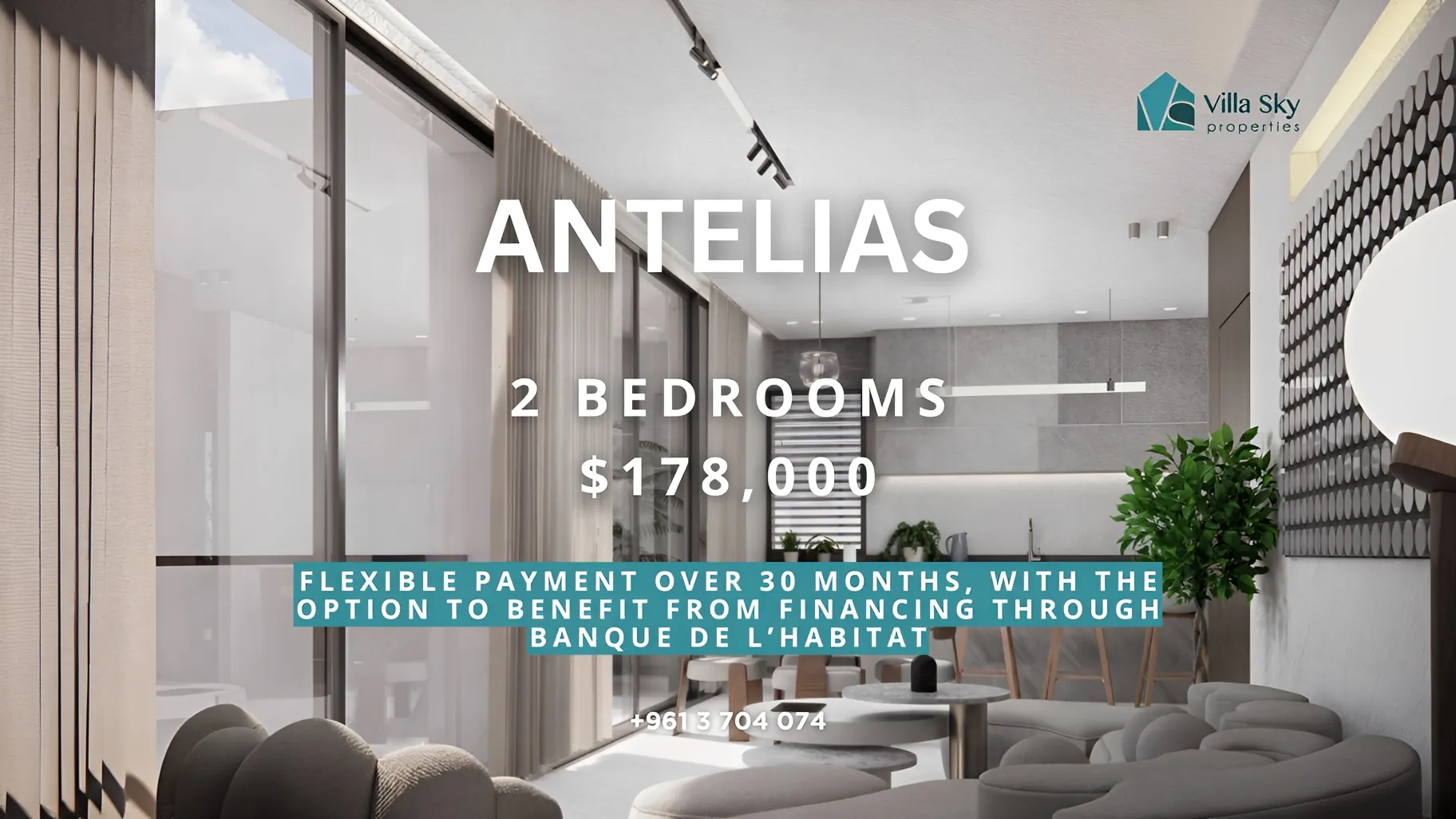 Apartment for sale in Antelias, Lebanon
