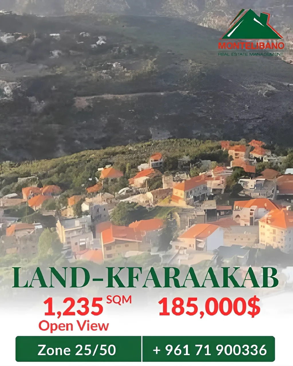 Residential Land for sale in Kafarakab, Lebanon
