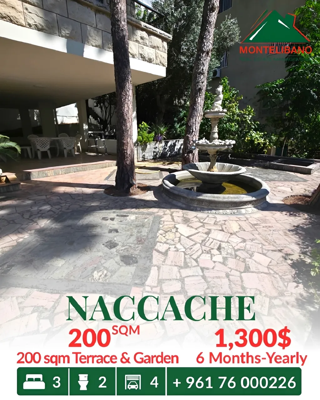 House for rent in Naccache