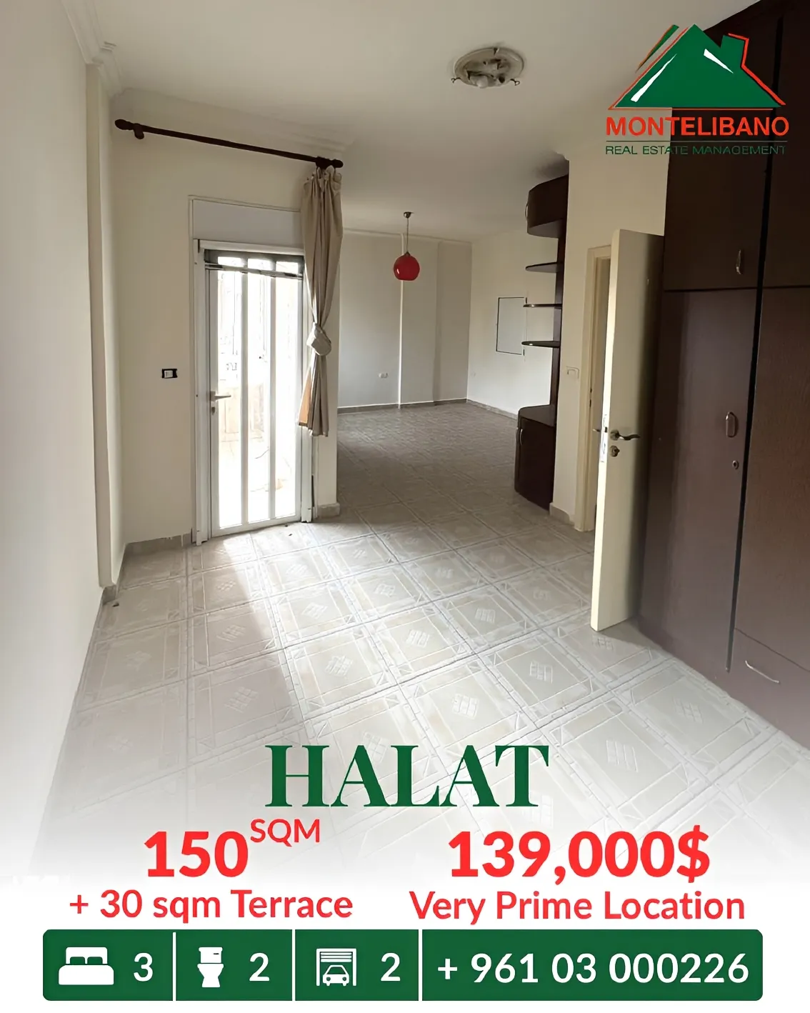 Apartment for sale in Halat, Lebanon