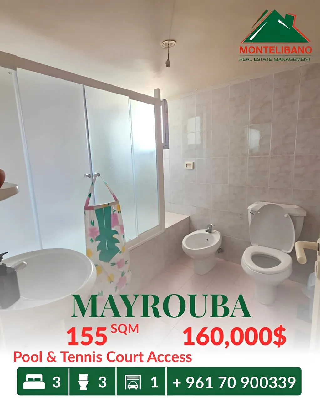 Apartment for sale in Mayrouba