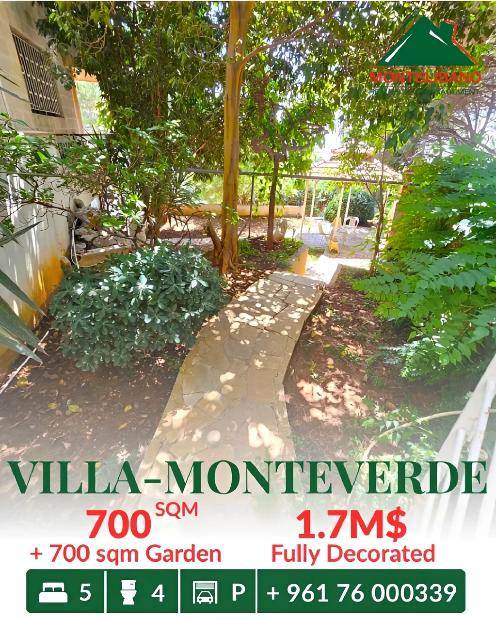 Villa for sale in Monteverde Main Street، Lebanon - 5 bed, 4 bath
