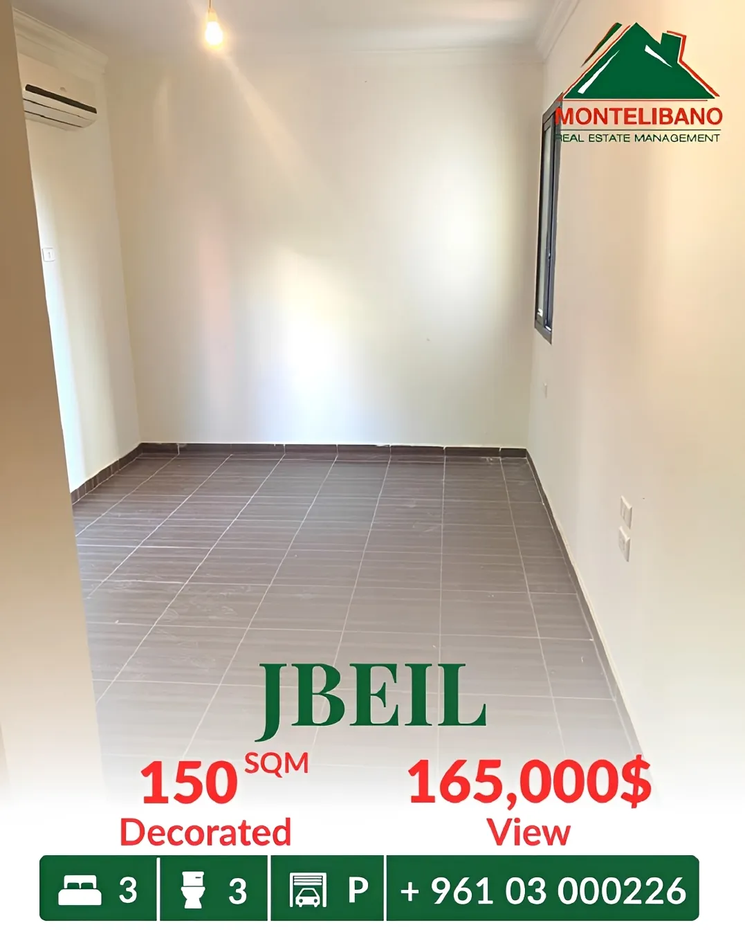 Apartment for sale in Jbeil, Lebanon