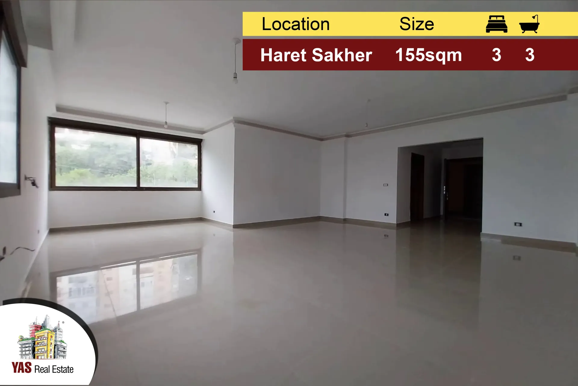 Apartment for Rent in Haret Sakhr - 3 bed, 3 bath