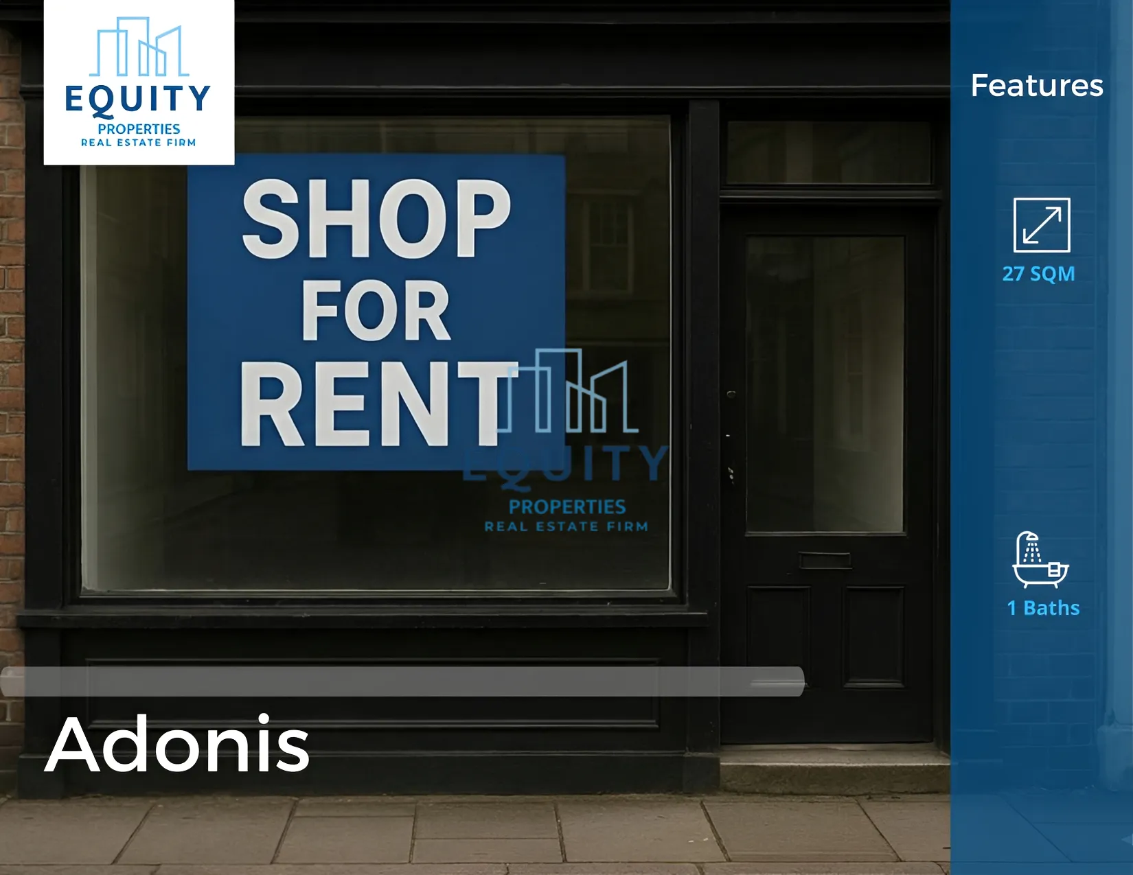 Shop for rent in Adonis