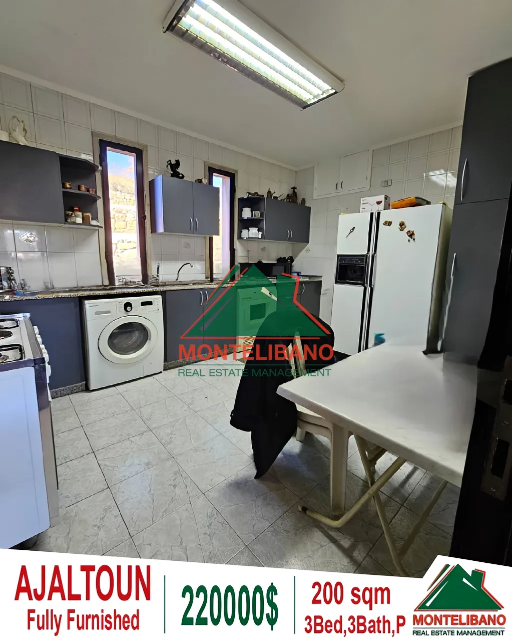 Apartment for Sale in Ajaltoun, Lebanon - 3 bed, 3 bath