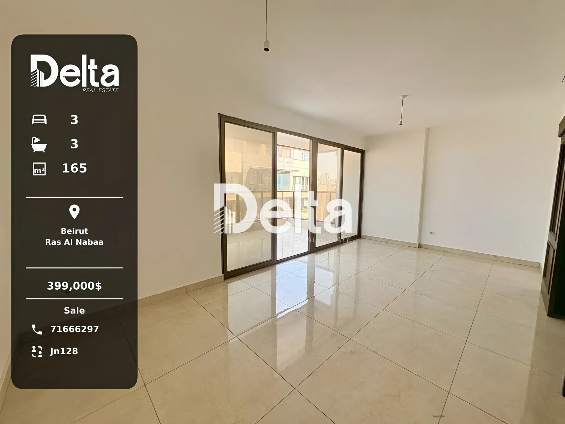 Apartment for sale in Ras al naba'a, beirut, lebanon - 3 bed, 3.0 bath