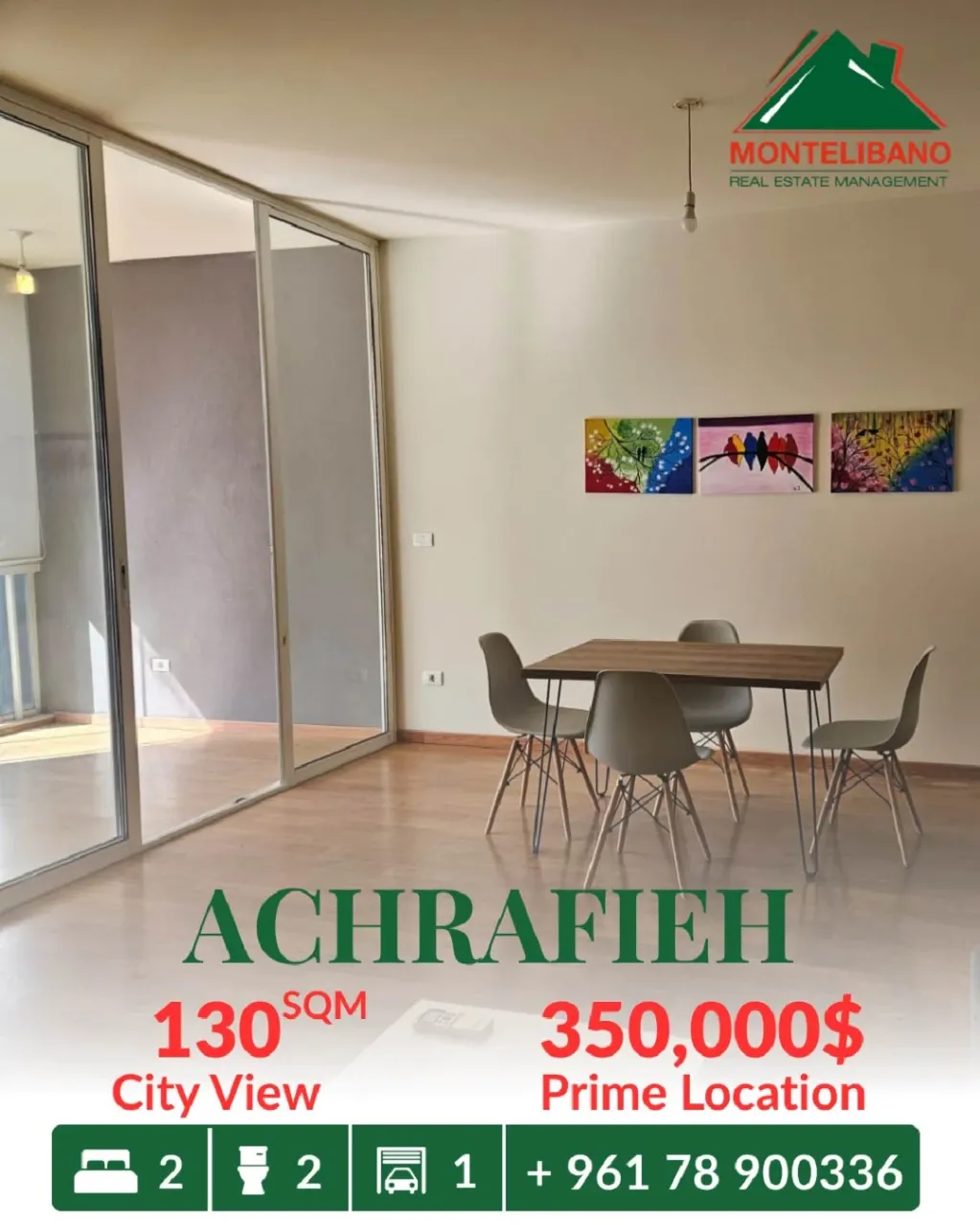 Apartment for sale in Achrafieh, Beirut, Lebanon