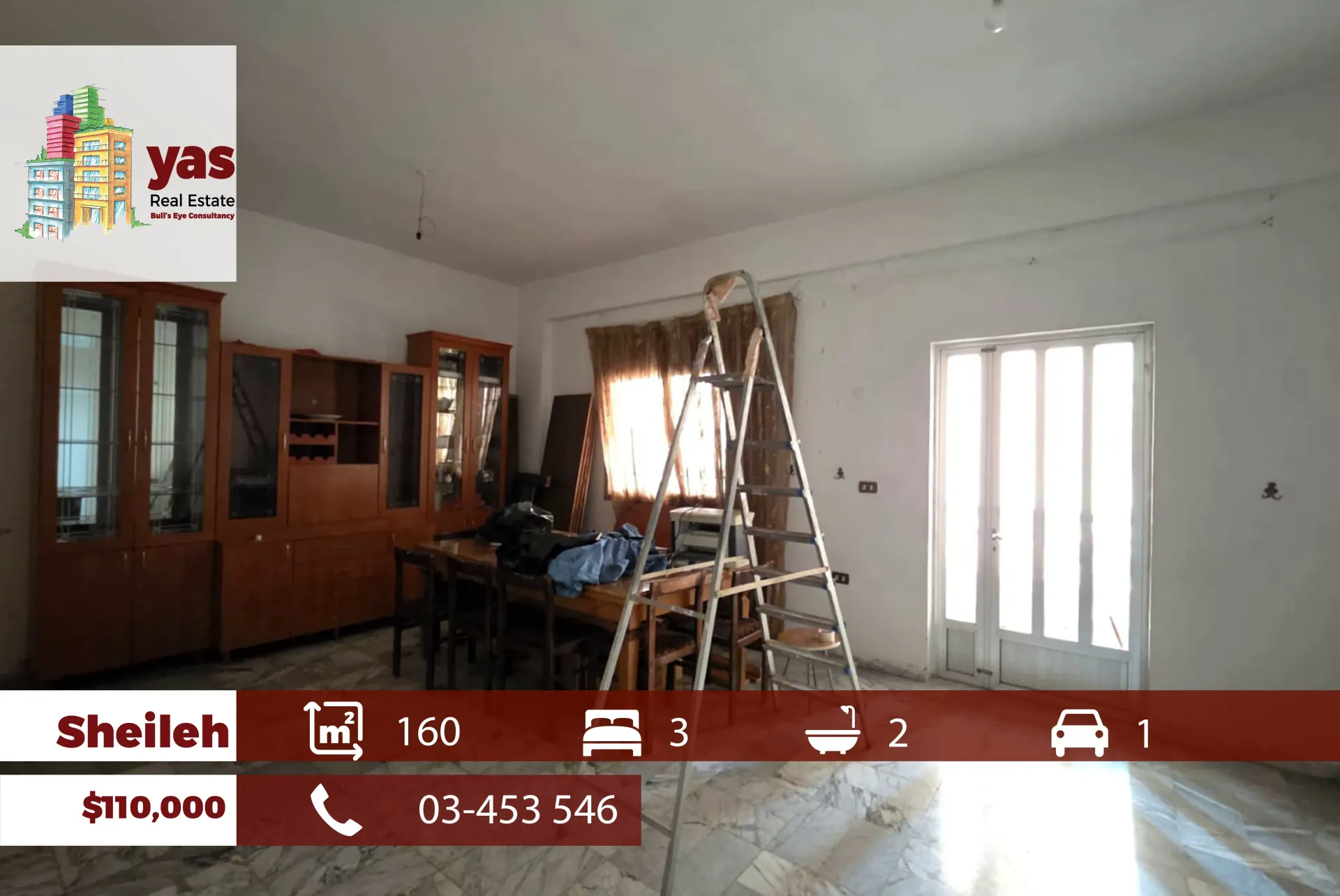 Apartment for Sale in Sehaile - 3 bed, 2 bath