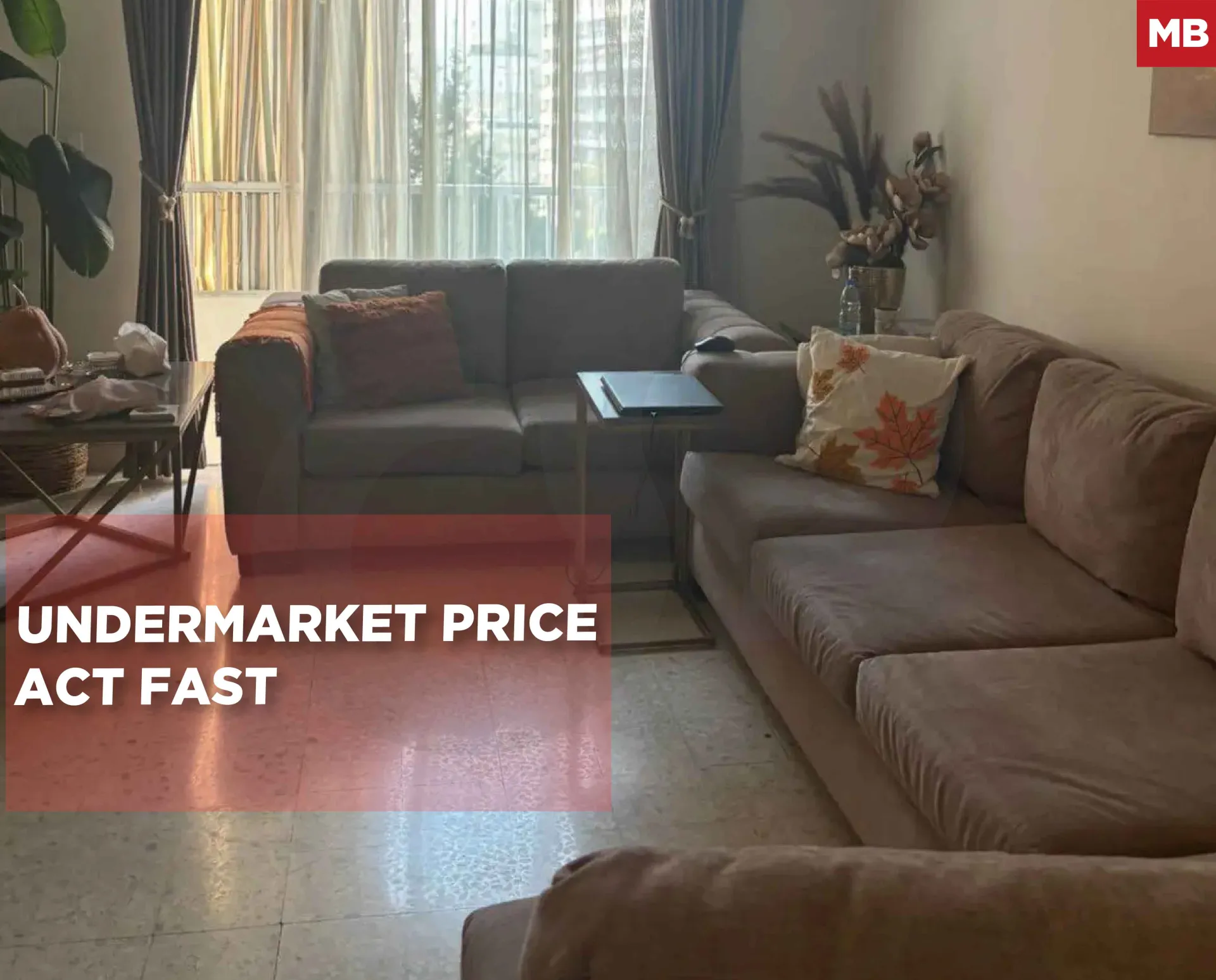 Apartment for Sale in Tallet El Khayyat - 2 bed, 2 bath