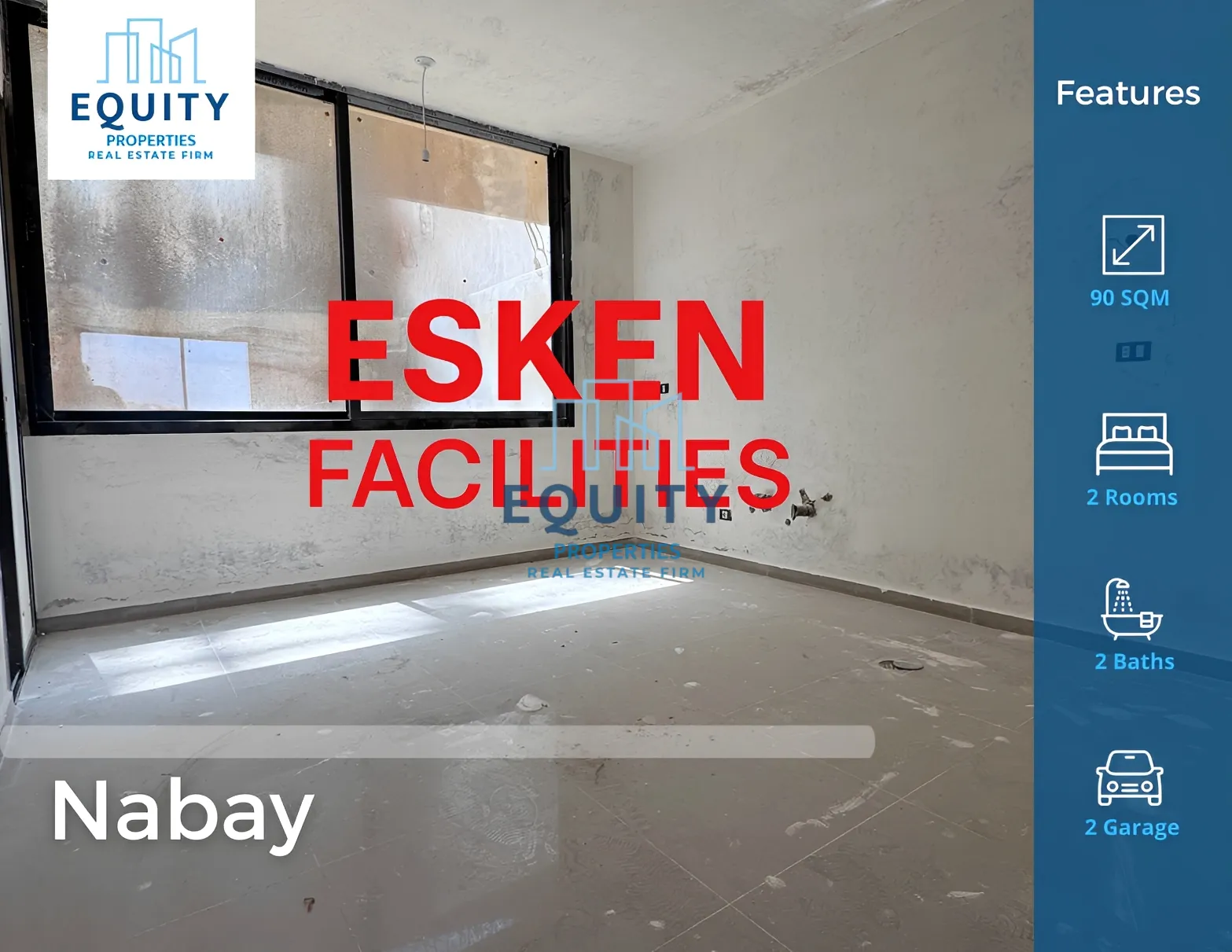 Apartment for sale in Nabiyeh, Lebanon - 2 bed, 2 bath