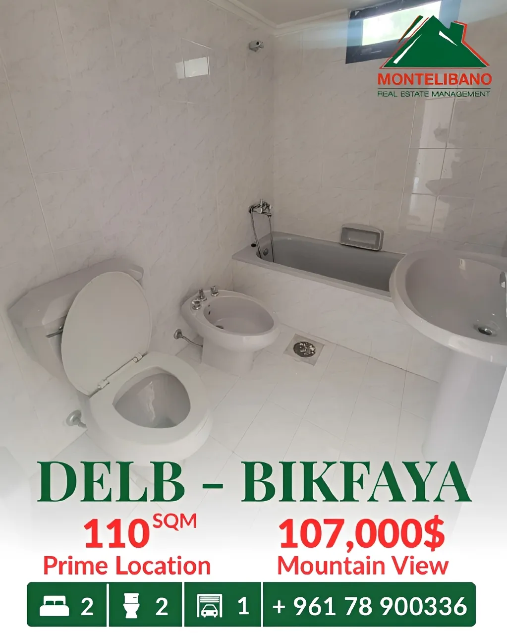 Apartment for sale in Delb, Lebanon