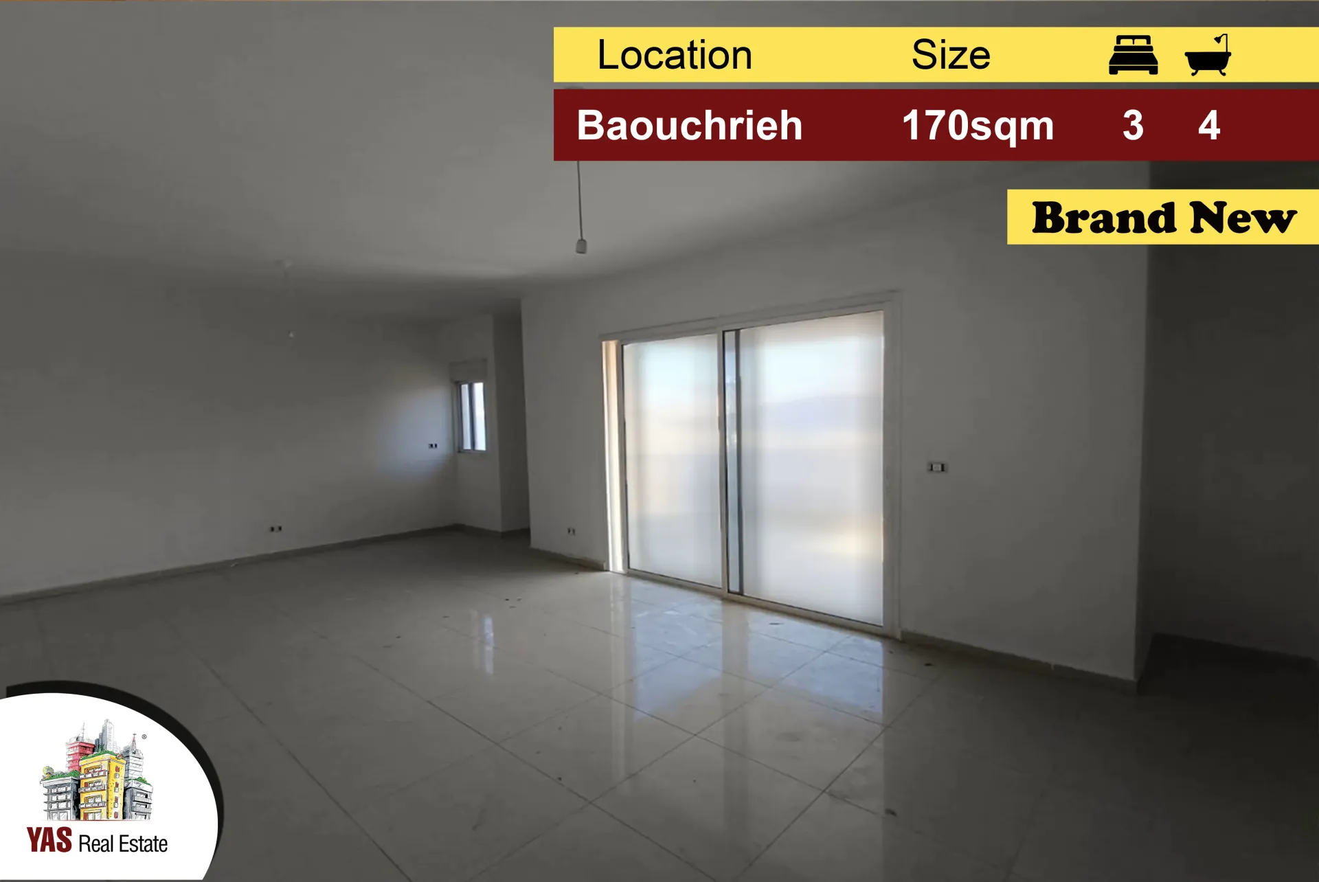 Apartment for Sale in Sad El Baouchriyeh - 3 bed, 4 bath