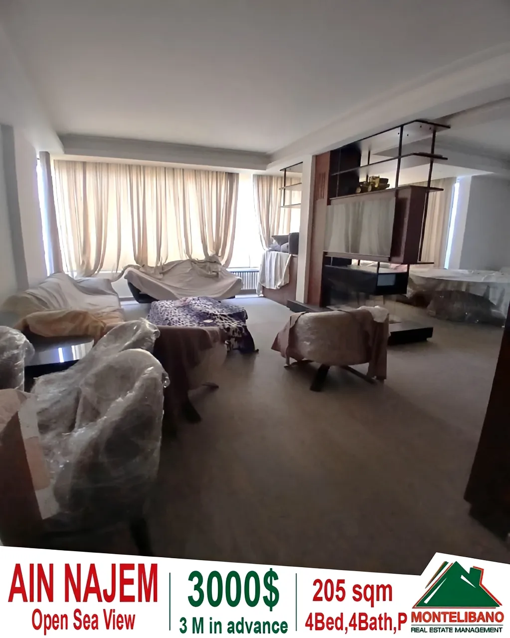 Apartment for rent in Ain Saadeh, Lebanon - 4 bed, 4 bath