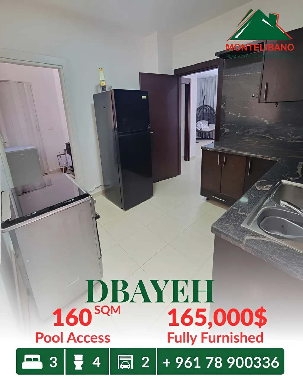 Apartment for sale in Dbayeh
