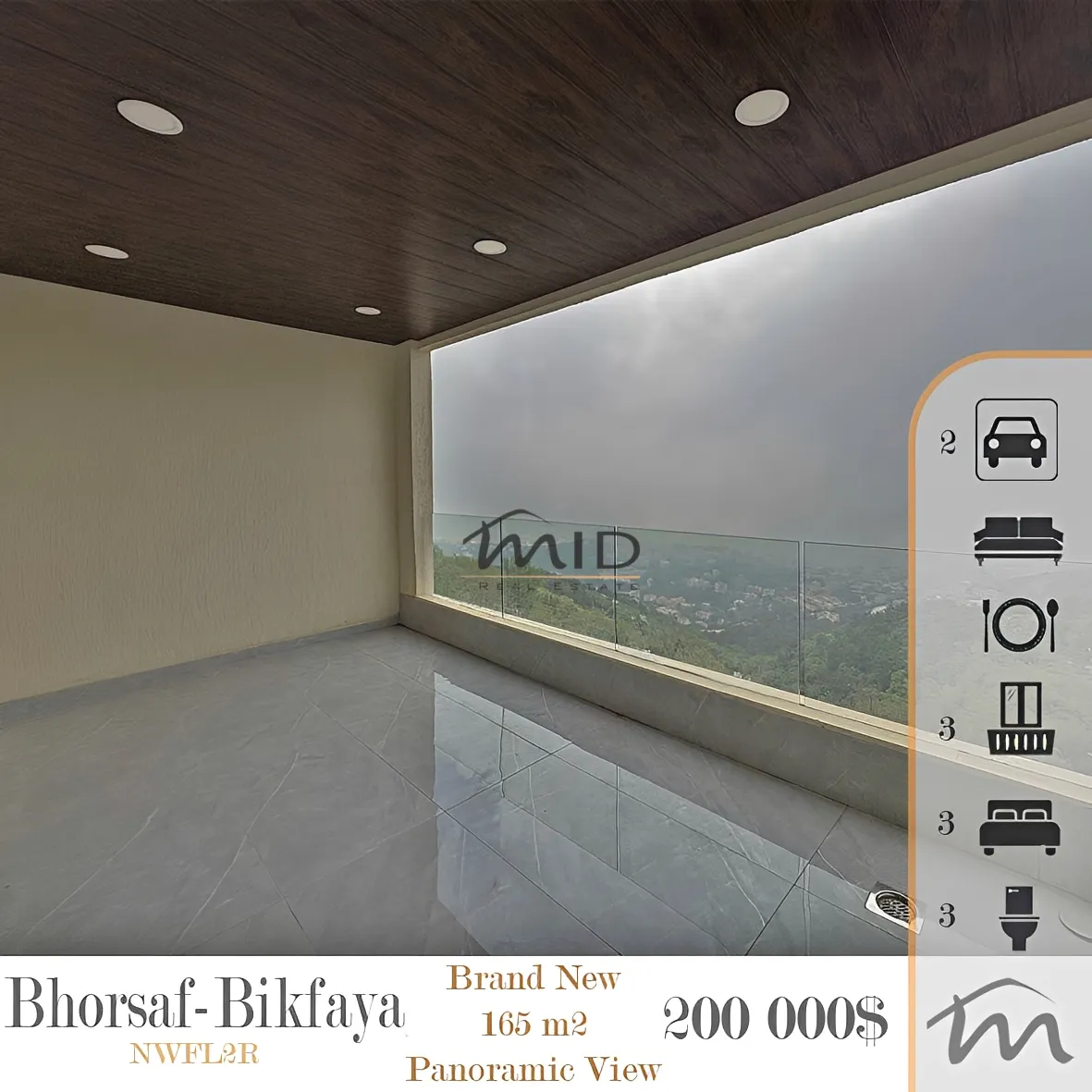 Apartment for sale in Bharsaf, lebanon