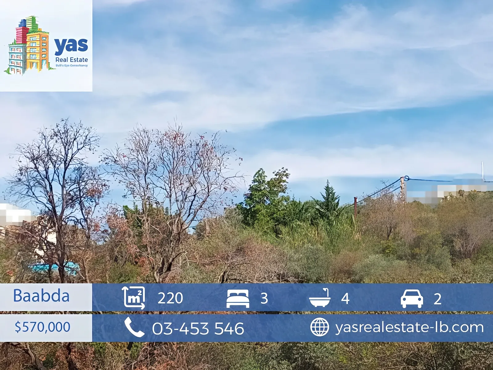 Apartment for Sale in Baabda