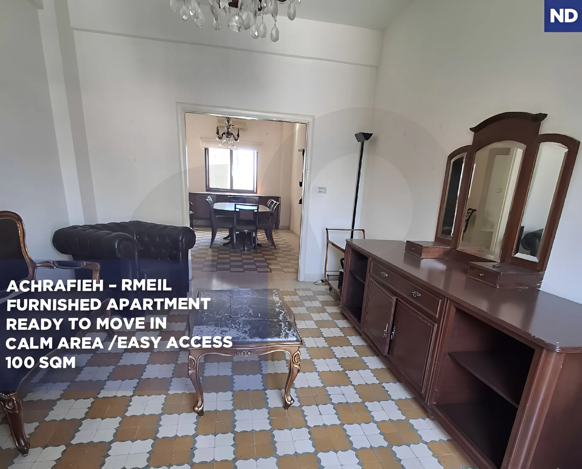 Apartment for Rent in Achrafieh