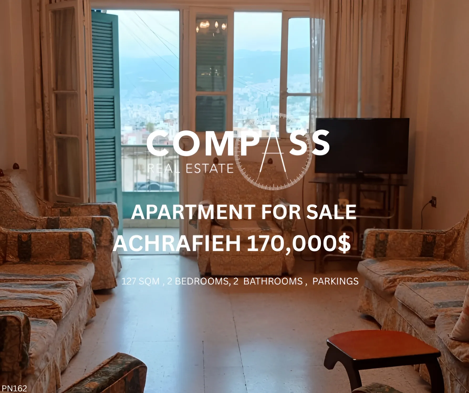 Apartment for Sale in Achrafieh, Beirut, Lebanon - 2 bed, 2 bath