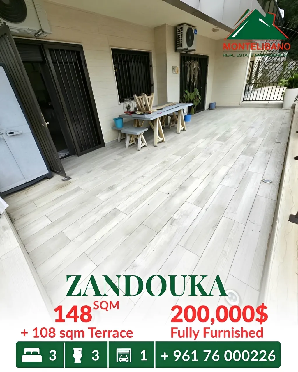Apartment for sale in Zandouqah
