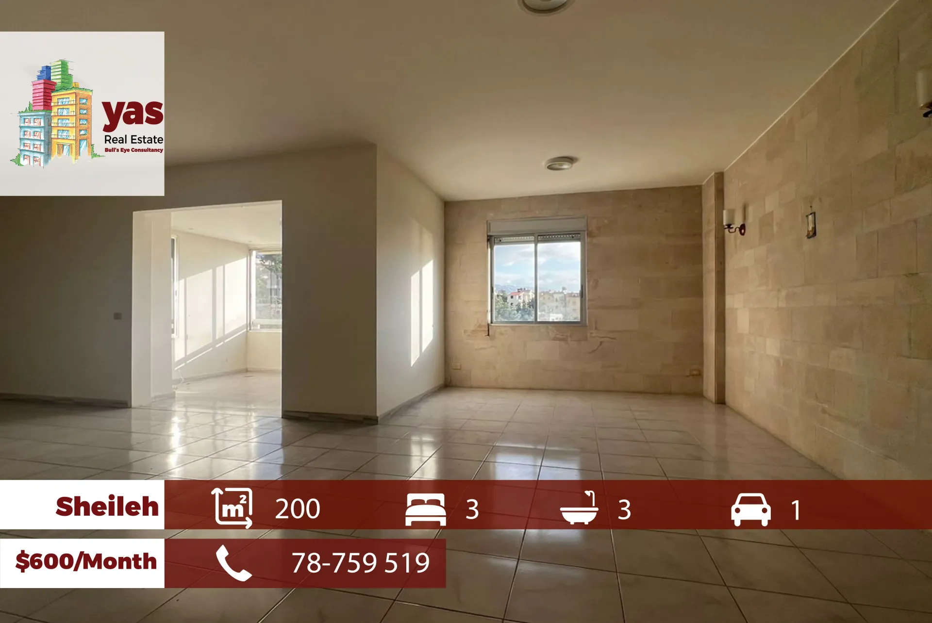 Apartment for Rent in Sehaile - 3 bed, 3 bath